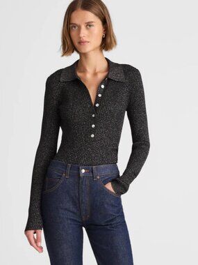 NWT Alexa Chung for Madewell Polo Sweater